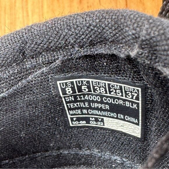 Bobs by Skechers Woven Canvas Espadrille Platform Sneakers Black Tan 8 - Picture 10 of 11